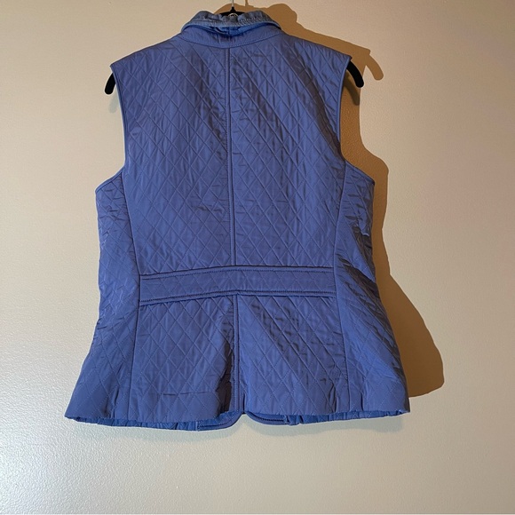 Talbots Blue Vest, Small, UGC - Picture 6 of 11